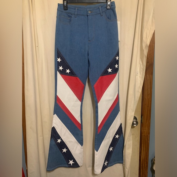 Jade by Jane Patriotic Jeans - Picture 3 of 9